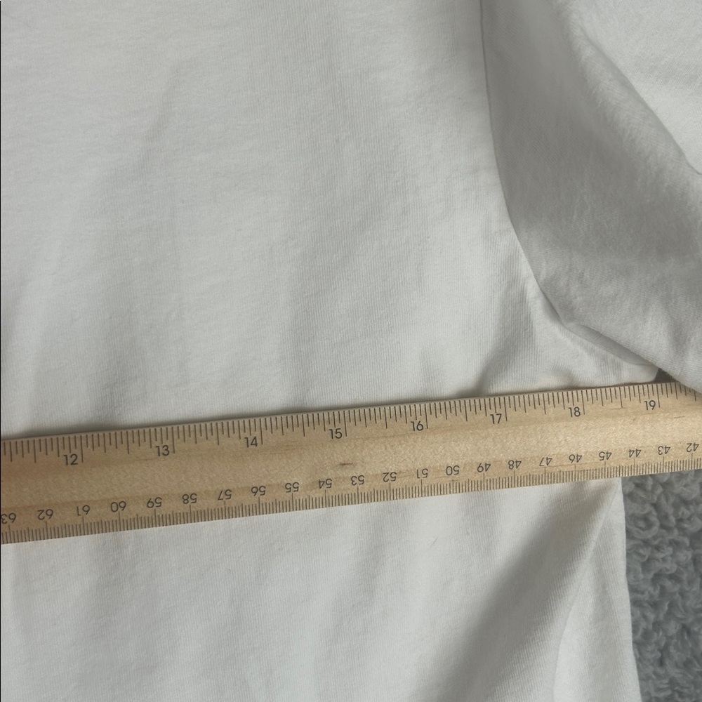 AGOLDE Salma Tee Crewneck Short Sleeve Cotton Relaxed White Top Size S - Picture 9 of 16